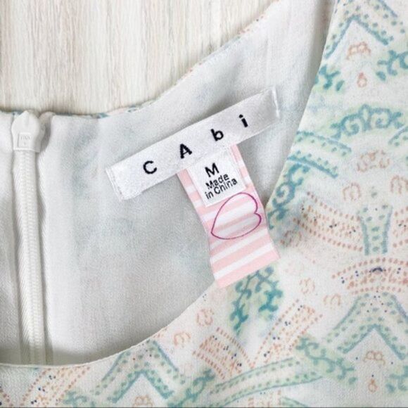 Cabi | Heart Of Cabi Mosaic Print Blouse Size Medium - Picture 4 of 4